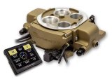 Holley Sniper EFI Quadrajet Self-Tuning Fuel Injection Systems 550-869 Systems, EFI, Quadrajet, Throttle Body, Gold, Spread Bore Flange, Injectors, Harness, Tuner, Kit thumbnail 9