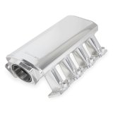Holley Sniper EFI Fabricated Intakes 820041-1 Intake Manifolds, EFI, Fabricated, Cathedral Port, 102mm Throttle Body, 2,200-6,800 RPM, Aluminum, Silver, Chevy, LS, 4.8-6.0L, Kit thumbnail 1