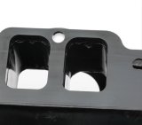 Holley Sniper Carbureted Fabricated Intake Manifolds 835172 Manifolds, Sniper, Carbureted, Dual, 4500 Flange, Rectangular Port, 1,800-7,000 RPM, Welded Aluminum, Black, Chevy, 396-454ci, Each thumbnail 5