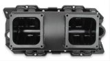 Holley Sniper Carbureted Fabricated Intake Manifolds 835172 Manifolds, Sniper, Carbureted, Dual, 4500 Flange, Rectangular Port, 1,800-7,000 RPM, Welded Aluminum, Black, Chevy, 396-454ci, Each thumbnail 9