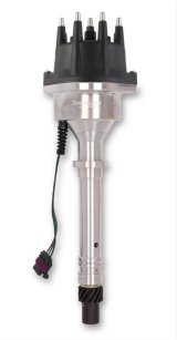 Holley Sniper EFI HyperSpark Distributors 565-306 Distributors, EFI, HyperSpark, HEI Cap, Hall Effect, Billet Housing, Polished, Ignition Module, Chrysler, Dodge, Plymouth, Big Block, RB, Each thumbnail 1