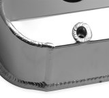 Holley Sniper Fabricated Aluminum Valve Covers 890012 Covers, EFI, Fabricated, Aluminum, Tall, Baffled, 1/4 in. Mount Rail, Silver, 1.25 in. Breather Hole, Hdw, Ford, 260-351ci, Windsor, Pair thumbnail 1