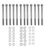 Holley Sniper Fabricated Aluminum Valve Covers 890012 Covers, EFI, Fabricated, Aluminum, Tall, Baffled, 1/4 in. Mount Rail, Silver, 1.25 in. Breather Hole, Hdw, Ford, 260-351ci, Windsor, Pair thumbnail 6