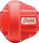 Currie 10 Bolt Dana 60/70 Differential Cover 60-1005CTR DIFFERENTIAL COVERS, Nodular Iron 60 - TEXTURED RED thumbnail 1