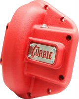 Currie 10 Bolt Dana 60/70 Differential Cover 60-1005CTR DIFFERENTIAL COVERS, Nodular Iron 60 - TEXTURED RED thumbnail 2