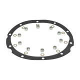 Currie Differential Cover Gaskets CE-9007 Gasket kit, Ford 9-inch, 3rd Member Gasket, 10 Nyloc Nuts, 10 Aluminum Crush Washers thumbnail 3