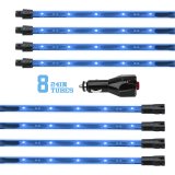 XK Glow LED Undercar Light Kits XK041002-AB Blue - 8x24-in. Tube Single Color XKGLOW UnderglowLED Accent Car/Truck Kit thumbnail 8