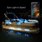 XK Glow XKchrome Marine Interior LED Accent Light Kits XK-BOAT-PRO Lights, LED, Multicolor, Clear Silicone Housing, On/Off Wiring Harness, One BLE 4.0 App Controller, Kit thumbnail 4