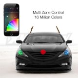 XK Glow XKchrome LED RGB Switchback Halo Kits with Smartphone App XK042008-110 Kit, Halo, App, RBG, LED, 110mm, Universal, Kit thumbnail 5