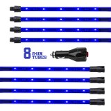 XK Glow LED Undercar Light Kits XK041002-B Accent Lights, Kit, Blue, Waterproof, Eight Lights, Kit thumbnail 6