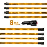 XK Glow LED Undercar Light Kits XK041002-B Accent Lights, Kit, Blue, Waterproof, Eight Lights, Kit thumbnail 8