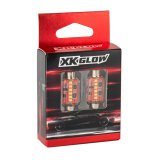 XK Glow Interior LED Light Bulbs XK-FT31-W 2pc 31mm White Festoon Error Free Ultra Bright with Built-in Canbus thumbnail 2