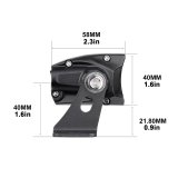 XK Glow Razor 2,800 Lumens 10 Inch LED Light Bar XK064010-FS 10" Fog + Strobe No Wire & Switch thumbnail 5