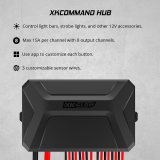 XK Glow LED Controllers and Light Modules XK-CMD-KIT XKcommand Bluetooth Switch Panel for Lights 12V Accessory Offroad thumbnail 2