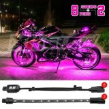 XK Glow Motorcycle LED Accent Kits XK034001-G Green - 8xPod + 2x8-in.Strips Single Color XKGLOW Light Kit thumbnail 8