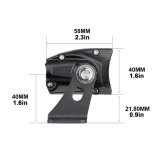 XK Glow Razor 4,800 Lumens 6 Inch LED Light Bar XK064010-D 10in Auxiliary High Beam Driving No Wire & Switch thumbnail 3