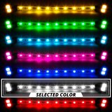 XK Glow LED Undercar Light Kits XK041004-W White - 4x8-in. Single Color XKGLOW UnderglowLED Accent Car/Truck Kit thumbnail 6