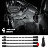 XK Glow LED Undercar Light Kits XK041004-W White - 4x8-in. Single Color XKGLOW UnderglowLED Accent Car/Truck Kit thumbnail 7