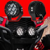 XK Glow Light Bars, Pods and Fog Lights XK067005 1pc 5in Spot Beam Cube Offroad Round Work Kit thumbnail 7