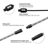 XK Glow Motorcycle LED Accent Kits XK034001-W White - 8xPod + 2x8-in.Strips Single Color XKGLOW Light Kit thumbnail 2