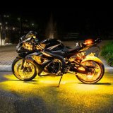 XK Glow Motorcycle LED Accent Kits XK034001-W White - 8xPod + 2x8-in.Strips Single Color XKGLOW Light Kit thumbnail 4