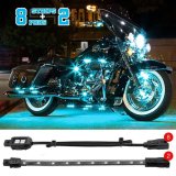 XK Glow Motorcycle LED Accent Kits XK034001-W White - 8xPod + 2x8-in.Strips Single Color XKGLOW Light Kit thumbnail 9
