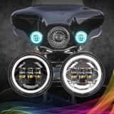 XK Glow XKchrome Running Light Kits XK042011-W Auxiliary Lights, Lights, LED, Driving, Round, White/Amber Bulb, Clear Lens, 12 V, Chrome Housing, Harley-Davidson®, Kit thumbnail 2