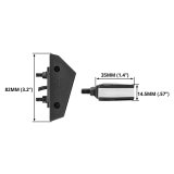 XK Glow Powersports Turn Signal Indicators XK034020 Blade Pro LED Signals for Motorcycles, UTVs & ATVs thumbnail 1