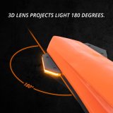 XK Glow Powersports Turn Signal Indicators XK034020 Blade Pro LED Signals for Motorcycles, UTVs & ATVs thumbnail 7