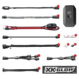 XK Glow Motorcycle LED Accent Kits KS-MOTO-PRO Lights, XKchrome LED, Multicolor, Clear Silicone Housing, 9.50 in. Length, On/Off Switch, Kit thumbnail 1