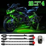 XK Glow Motorcycle LED Accent Kits XK034002-R Red - 10xPod + 4x8-in.Strips Single Color XKGLOW Light Kit thumbnail 8