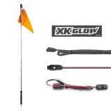 XK Glow XKchrome LED Whip Light Kits XK-WHIPB-STA Accent Lights, 1x 2nd Gen Advanced App Control Kit for 4x4 Offroad UTV ATV thumbnail 1