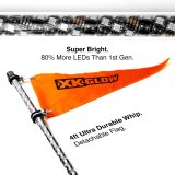 XK Glow XKchrome LED Whip Light Kits XK-WHIPB-STA Accent Lights, 1x 2nd Gen Advanced App Control Kit for 4x4 Offroad UTV ATV thumbnail 3