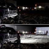 XK Glow Multi-Color RGBW 3,600 Lumens 14 Inch LED Light Bar XK-BAR-14 Bar, 14-in. High Power Offroad Work/Hunting w/ Built-in XKchrome Bluetooth Controller thumbnail 2