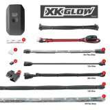 XK Glow Boat LED Accent Kits XK-BOAT-ADV Lights, Marine Interior LED, Multicolor, Clear Silicone Housing, On/Off Wiring Harness, One XKchrome BLE 4.0 App Controller, Kit thumbnail 1