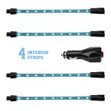 XK Glow LED Undercar Light Kits XK041004-AB Blue - 4x8-in. Strip Single Color XKGLOW UnderglowLED Accent Car/Truck Kit thumbnail 9