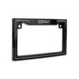 XK Glow Motorcycle LED License Plate Frames XK034018-B Frame Light w/ Turn Signal - Black thumbnail 1