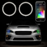 XK Glow XKchrome LED RGB Switchback Halo Kits with Smartphone App XK042008-80 Kit, Halo, App, RBG, LED, 80mm, Universal, Kit thumbnail 3