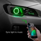 XK Glow XKchrome LED RGB Switchback Halo Kits with Smartphone App XK042008-80 Kit, Halo, App, RBG, LED, 80mm, Universal, Kit thumbnail 6