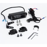 XK Glow Off-Road Motorcycle Headlight Kits XK-DB Assembly, Rectangle, LED, Mounts on 0.875 diameter motorcycle handle, Kit thumbnail 1