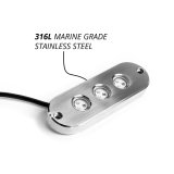 XK Glow Light Bars, Pods and Fog Lights XK075002 27W Surface Mount Marine IP 68 Underwater thumbnail 2