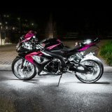 XK Glow Motorcycle LED Accent Kits XK034002-G Green - 10xPod + 4x8-in.Strips Single Color XKGLOW Light Kit thumbnail 5