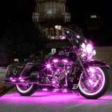 XK Glow Motorcycle LED Accent Kits XK034002-G Green - 10xPod + 4x8-in.Strips Single Color XKGLOW Light Kit thumbnail 7