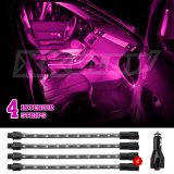 XK Glow LED Undercar Light Kits XK041004-P Pink - 4x8-in. Single Color XKGLOW UnderglowLED Accent Car/Truck Kit thumbnail 7