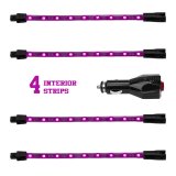 XK Glow LED Undercar Light Kits XK041004-P Pink - 4x8-in. Single Color XKGLOW UnderglowLED Accent Car/Truck Kit thumbnail 8