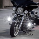 XK Glow Highway Bar Switchback Driving Lights XK034014-B Auxiliary Lights, Lights, Driving/Turn Signal Style, LED, White/Amber, Rectangular, Clear Lens, Black Housing, Pair thumbnail 3
