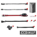 XK Glow Motorcycle LED Accent Kits XK034016 8xCompact Pods + 4x10-in. Flex Strips 7 Color Remote Control XKGLOW Light Motorcycle/ATV/Snowmobile Kit thumbnail 1