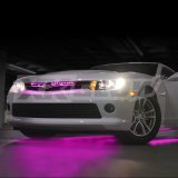 XK Glow LED Undercar Light Kits XK041005-P Pink - 8x24-in. Tube Car + 4x8-in. Strip Single Color XKGLOW UnderglowLED Accent Car/Truck Kit thumbnail 9