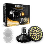 XK Glow Motorcycle LED Turn Signals XK1157B-WA-C Front Signal Kit - Bullet Style Clear Lenses thumbnail 4