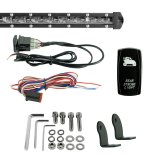 XK Glow Light Bars, Pods and Fog Lights XK068030 30in Super Slim Offroad LED Chase Bar 5 Modes 90w thumbnail 1